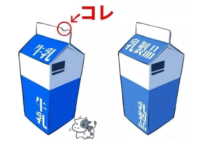 日本牛奶盒上的小小缺口，居然隱藏著如此暖